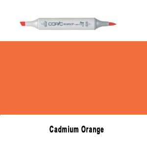 Copic Sketch YR07 - Cadmium Orange