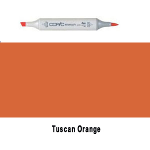 Copic Sketch YR27 - Tuscan Orange