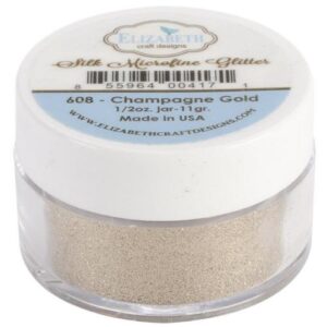 Elizabeth Craft Designs Microfine Glitter Or champagne