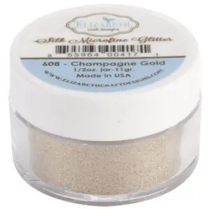 Elizabeth Craft Designs Microfine Glitter Or champagne