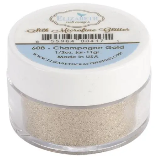 Elizabeth Craft Designs Microfine Glitter Or champagne