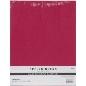 Spellbinders Cardstock 100 lb 8.5"X11" Baie sauvage