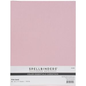 Spellbinders Cardstock 100 lb 8.5"X11" Rose