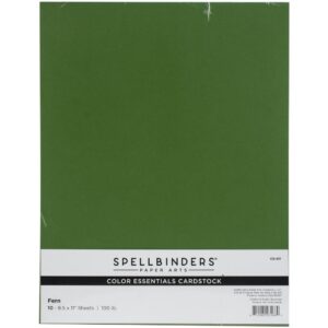 Spellbinders Cardstock 100 lb 8.5"X11" Vert Fougère