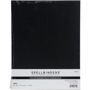 Spellbinders Cardstock 100 lb 8.5"X11" Noir