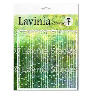 Lavinia Stencil Masque Briques Rouges