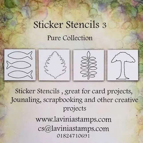 Lavinia 4 Stencils Autocollants #3
