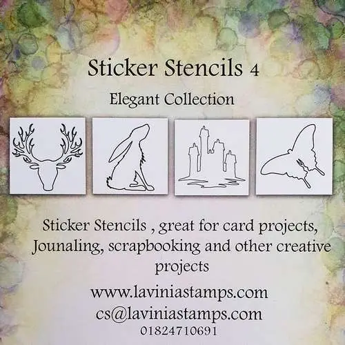 Lavinia 4 Stencils Autocollants #4