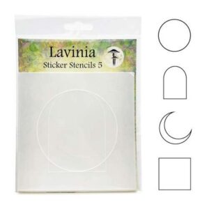 Lavinia 4 Stencils Autocollants #5