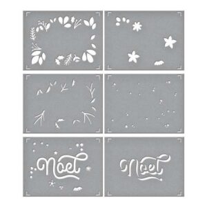 Spellbinders Stencils - Noel Feuillage