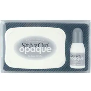 Encre StazOn Opaque Cotton White