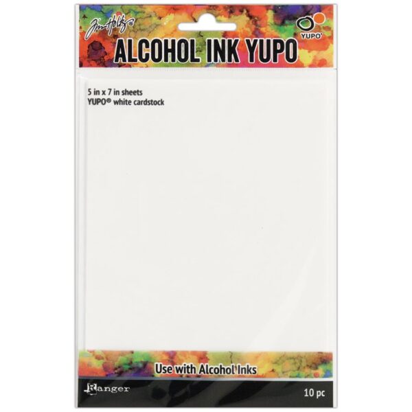 Tim Holtz papiers Yupo pour Alcohol Ink blanc 5"x7"
