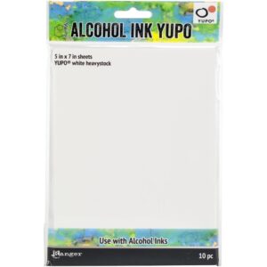 Tim Holtz papiers pour Alcohol Ink blancs 144 lbs.