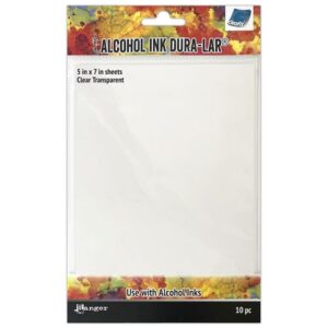 Tim Holtz papiers Dura-Lar pour Alcohol Ink transparents