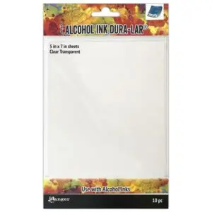 Tim Holtz papiers Dura-Lar pour Alcohol Ink transparents