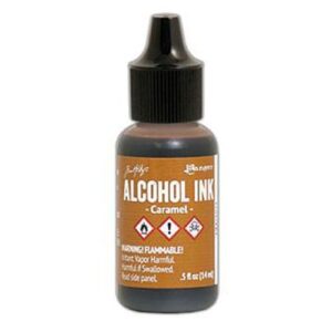 Alcohol Ink Earthtone Caramel