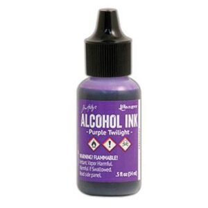 Alcohol Ink Bright Purple Twilight