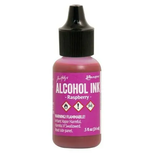Alcohol Ink Raspberry