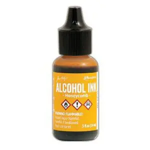 Alcohol Ink Light Honeycomb