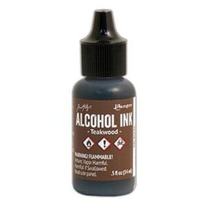 Alcohol Ink Light Teakwood