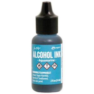 Alcohol Ink Aquamarine