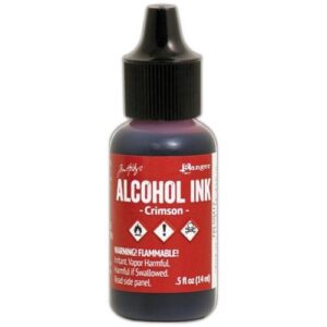 Alcohol Ink Crimson