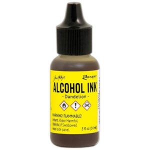 Alcohol Ink Dandelion