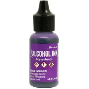 Alcohol Ink Boysenberry