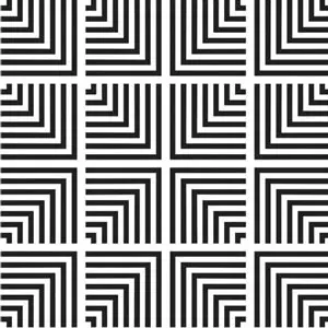 Masque Entrelac 12"X12"