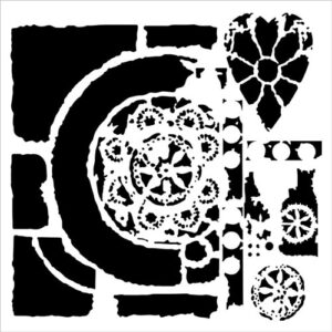 Masque Rustic Portal 6 X 6 pouces
