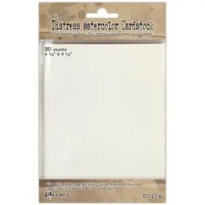 Tim Holtz Distress Cardstock pour Aquarelle 4.25" x 5.5"