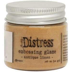 Distress Embossing Glaze Antique Linen