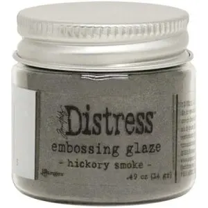Distress Embossing Glaze Hickory Smoke