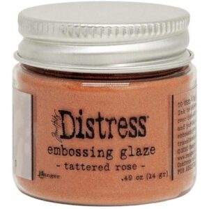 Distress Embossing Glaze Tattered Rose