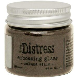 Distress Embossing Glaze Walnut Stain