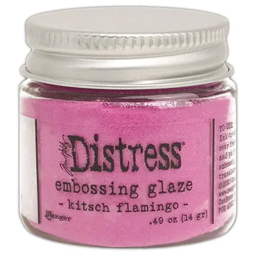 Distress Embossing Glaze Kitsch Flamingo