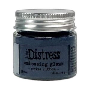 Distress Embossing Glaze Prize Ribbon