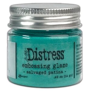 Distress Embossing Glaze Salvaged Patina