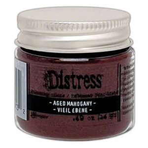 Distress Embossing Glaze Aged Mahogany