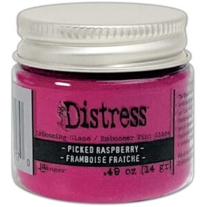 Distress Embossing Glaze Picked Raspberry