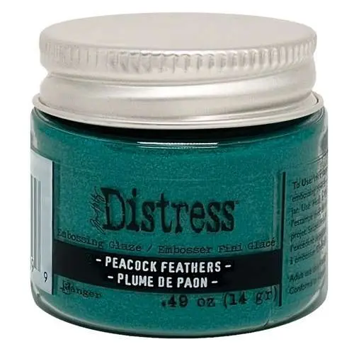 Distress Embossing Glaze Peacock Feathers