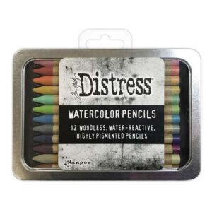 Tim Holtz Crayons Aquarelle Distress Boîte de 12 _ Ensemble #2