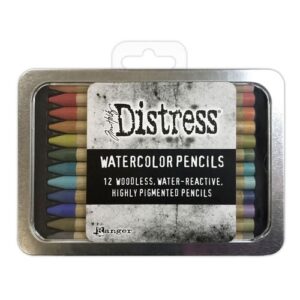 Tim Holtz Crayons Aquarelle Distress Boîte de 12 _ Ensemble #3