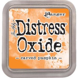 Distress Oxide Ink Carved Pumpkin