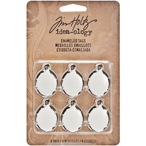 Tim Holtz Médaille émaillée