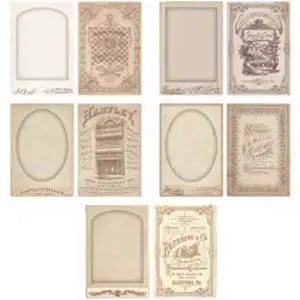 Idea-Ology Cabinet Card Frames