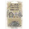 Tim Holtz Ornements Yuletide antique argent