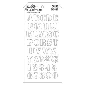 Tim Holtz Stencil Cargo