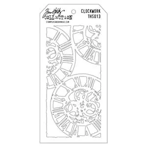 Tim Holtz Stencil Clockwork