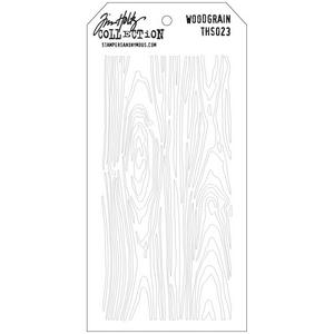 Tim Holtz Stencil Woodgrain